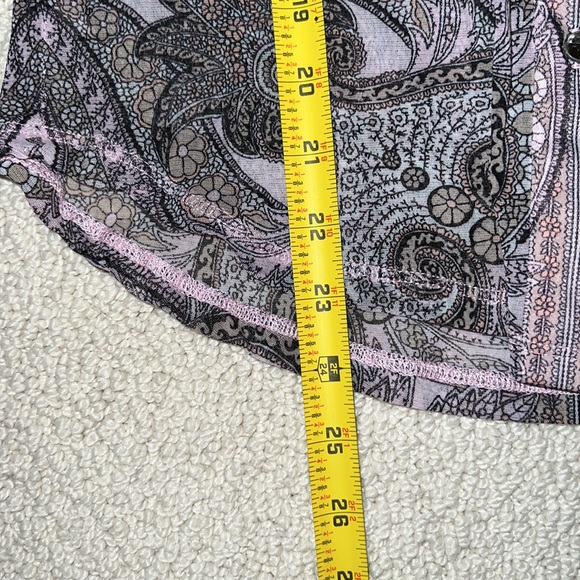 INC International Concepts L/S Shirt Small Button Up Sparkly Buttons - Picture 13 of 15